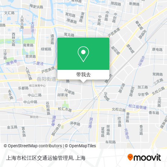 上海市松江区交通运输管理局地图