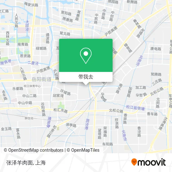 张泽羊肉面地图