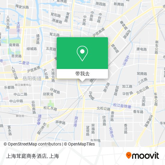 上海茸庭商务酒店地图