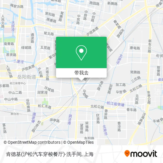 肯德基(沪松汽车穿梭餐厅)-洗手间地图