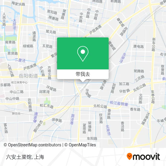 六安土菜馆地图