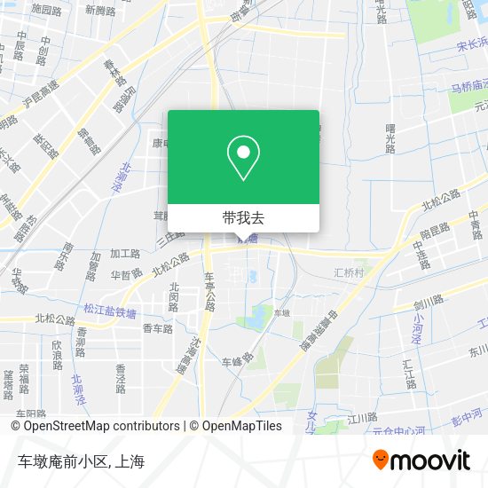车墩庵前小区地图