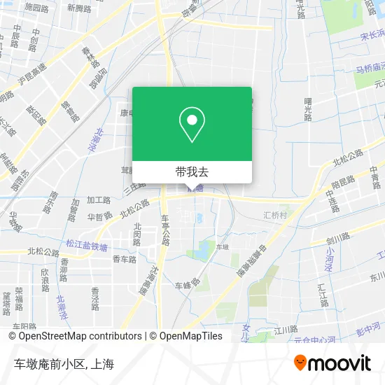 车墩庵前小区地图