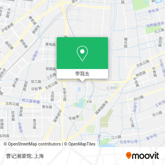 曹记湘菜馆地图