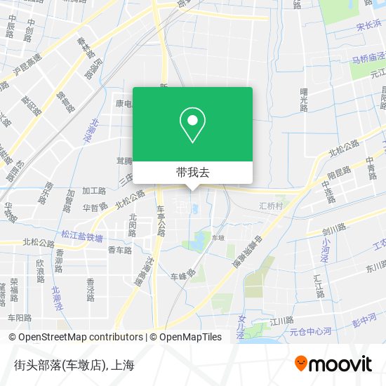 街头部落(车墩店)地图