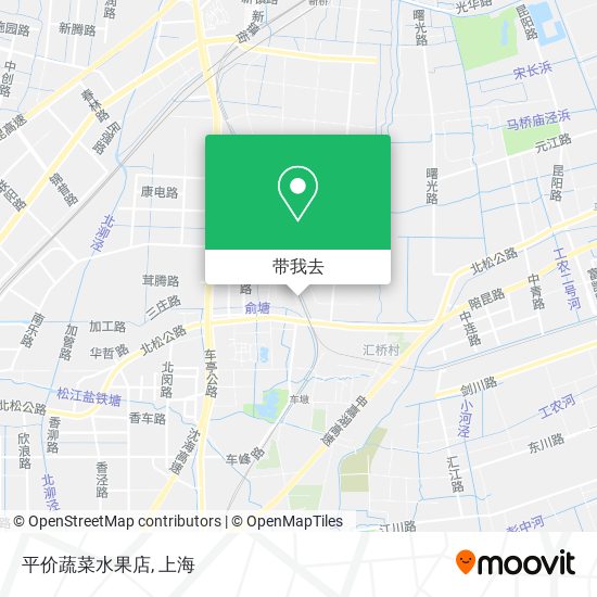 平价蔬菜水果店地图