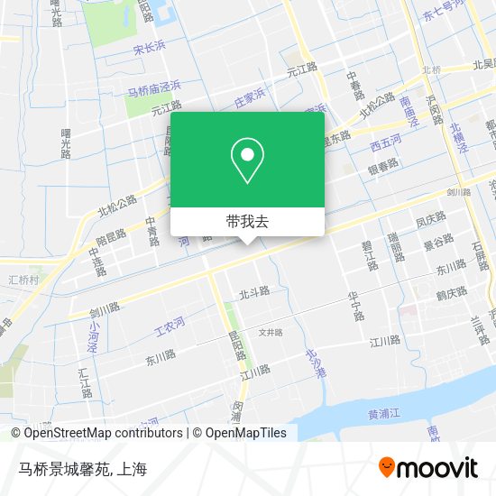 马桥景城馨苑地图