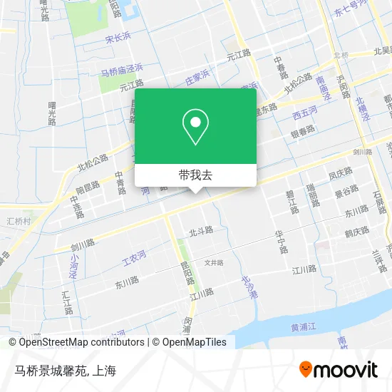 马桥景城馨苑地图