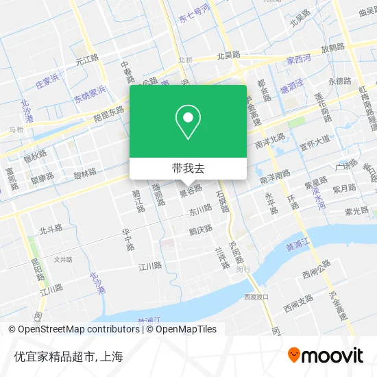 优宜家精品超市地图