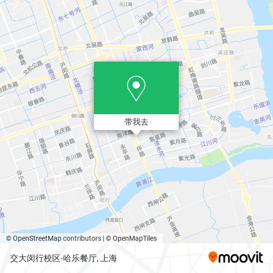 交大闵行校区-哈乐餐厅地图