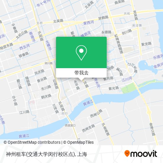 神州租车(交通大学闵行校区点)地图