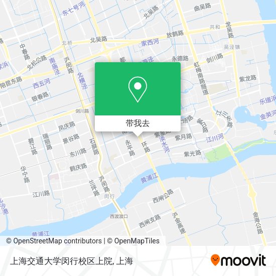 上海交通大学闵行校区上院地图