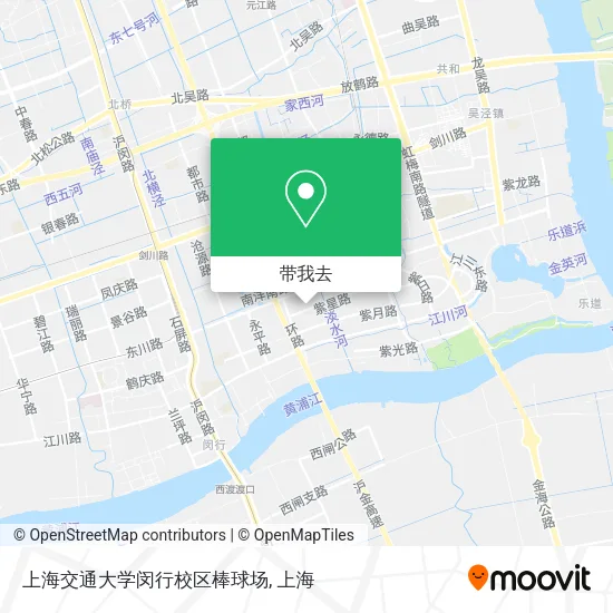 上海交通大学闵行校区棒球场地图