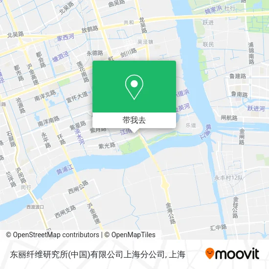 东丽纤维研究所(中国)有限公司上海分公司地图