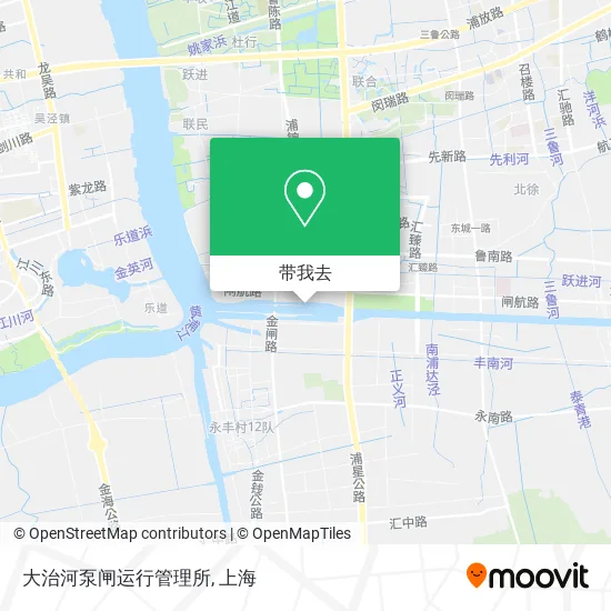 大治河泵闸运行管理所地图