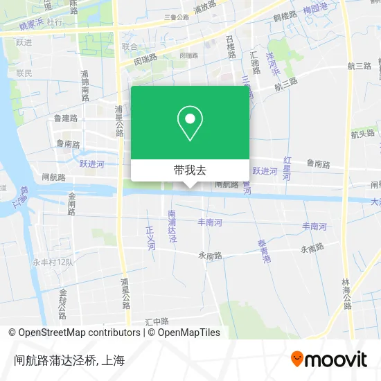 闸航路蒲达泾桥地图