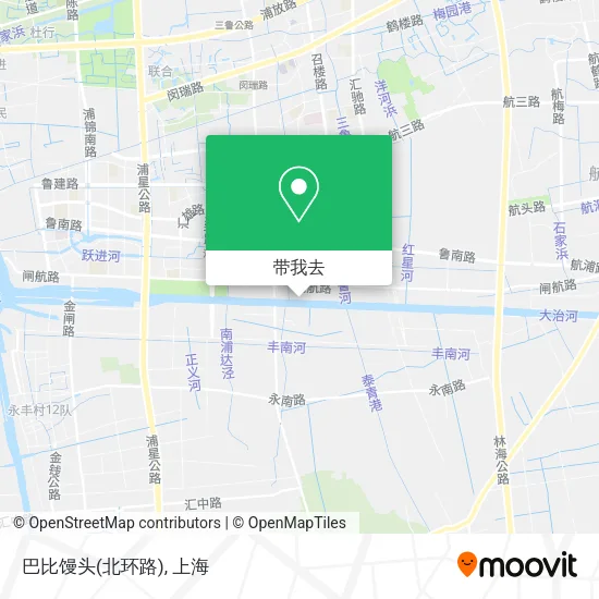 巴比馒头(北环路)地图