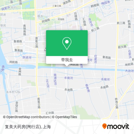 复美大药房(闸行店)地图