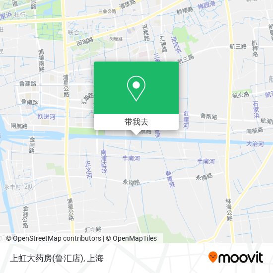 上虹大药房(鲁汇店)地图