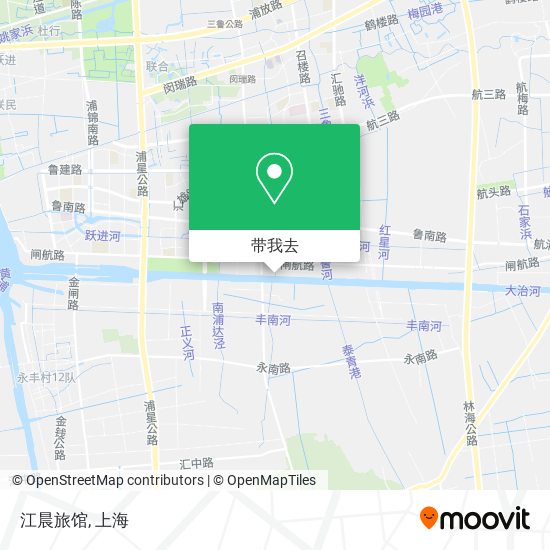 江晨旅馆地图