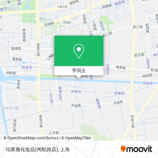 珀莱雅化妆品(闸航路店)地图