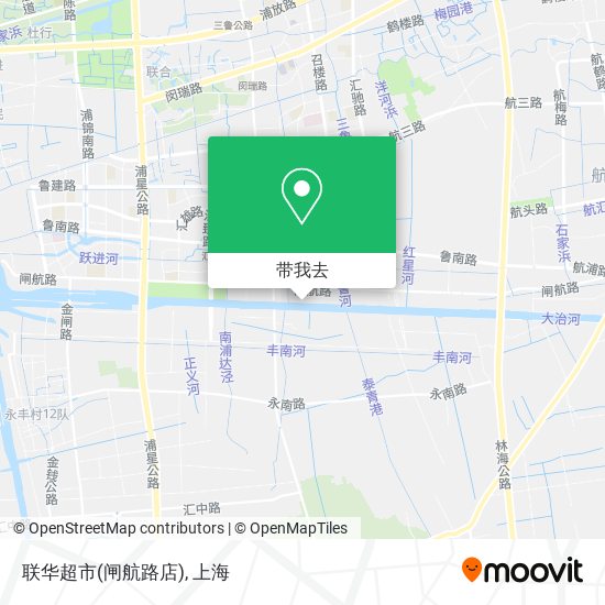 联华超市(闸航路店)地图