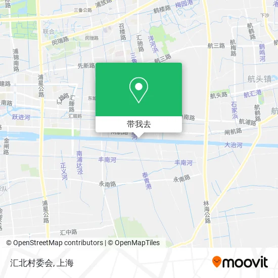 汇北村委会地图