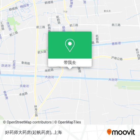 好药师大药房(起帆药房)地图