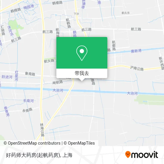 好药师大药房(起帆药房)地图
