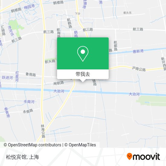 松悦宾馆地图