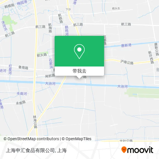 上海申汇食品有限公司地图