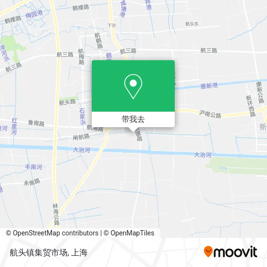 航头镇集贸市场地图