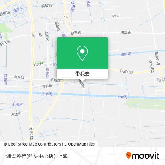湘雪琴行(航头中心店)地图