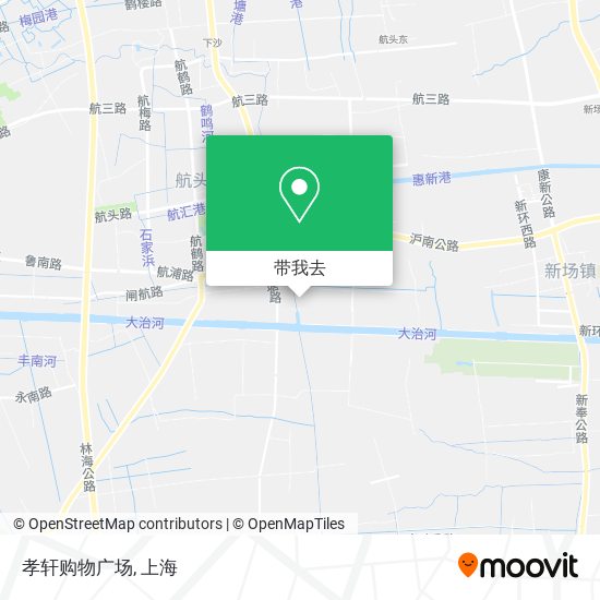 孝轩购物广场地图