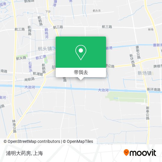 浦明大药房地图