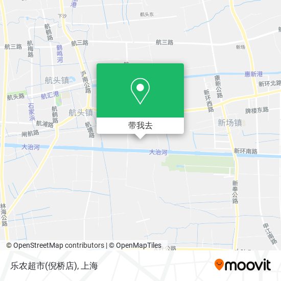 乐农超市(倪桥店)地图