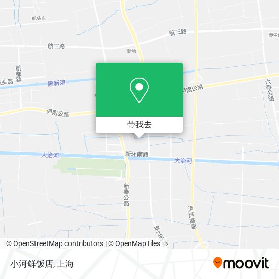 小河鲜饭店地图