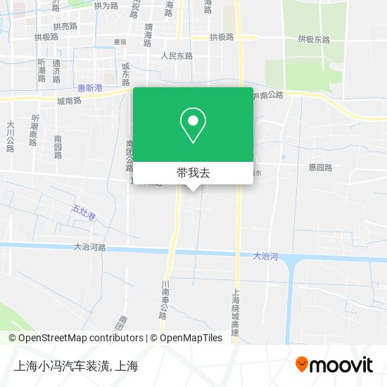 上海小冯汽车装潢地图
