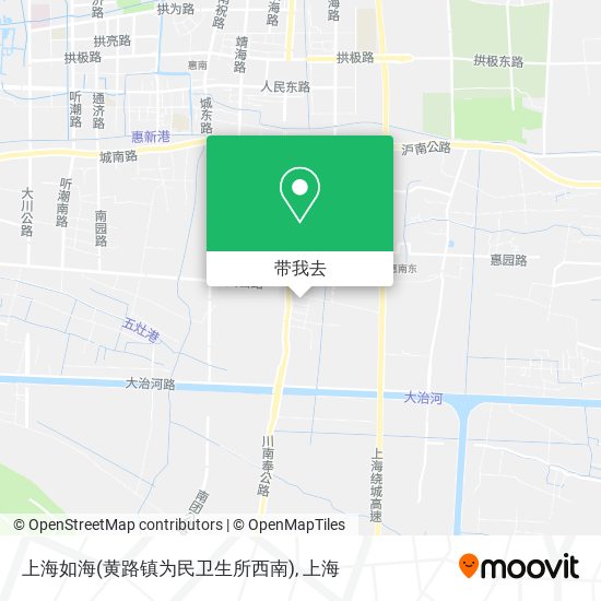 上海如海(黄路镇为民卫生所西南)地图