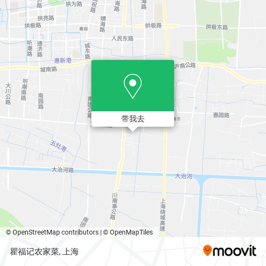 瞿福记农家菜地图