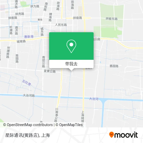 星际通讯(黄路店)地图
