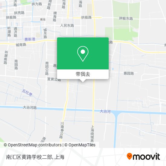 南汇区黄路学校二部地图