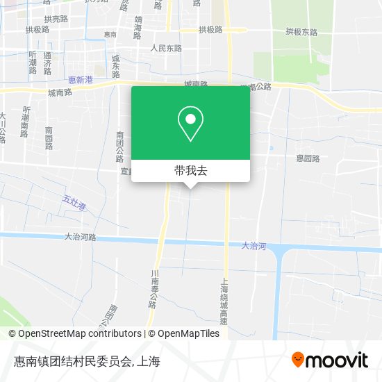 惠南镇团结村民委员会地图