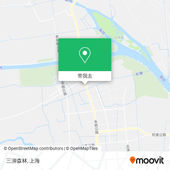 三泖森林地图