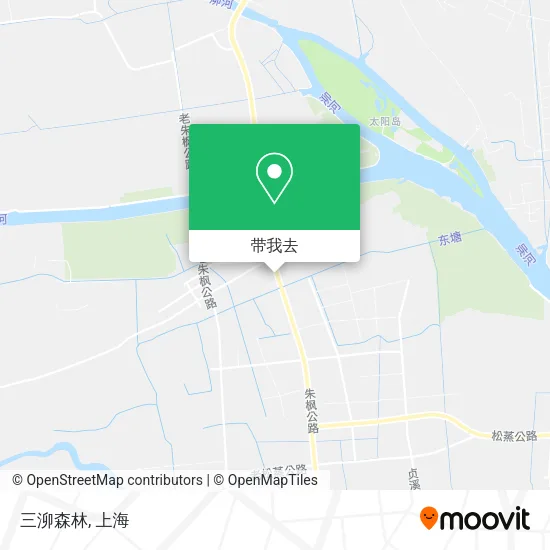 三泖森林地图