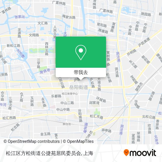 松江区方松街道公捷苑居民委员会地图