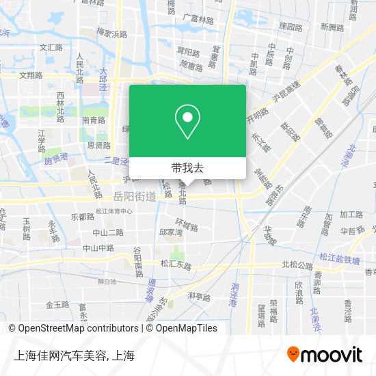 上海佳网汽车美容地图