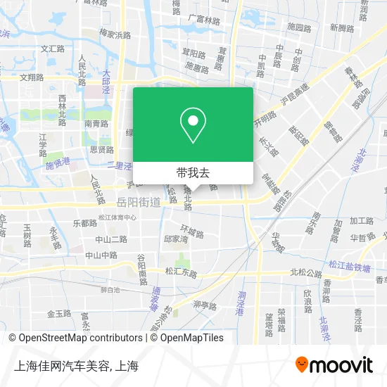 上海佳网汽车美容地图