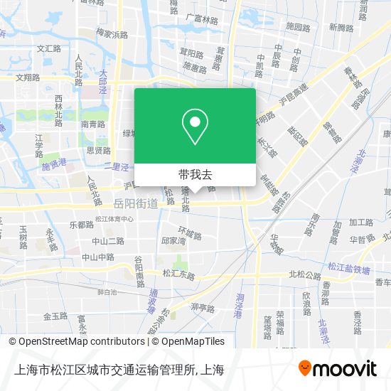 上海市松江区城市交通运输管理所地图