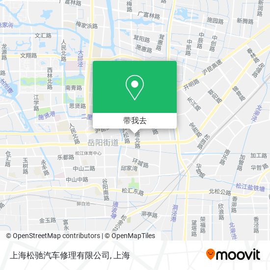 上海松驰汽车修理有限公司地图